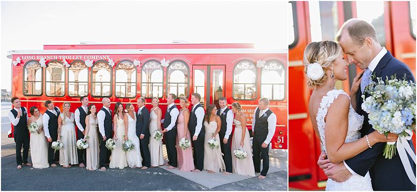LBI Wedding Photography with trolley LBI Wedding Photography with trolley