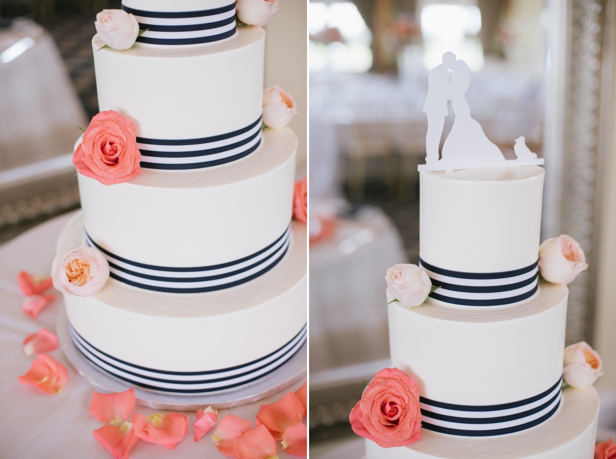 long beach island wedding lbi bonnet island estate jersey shore merrimaker caterers details flowers ballroom cake and cake topper