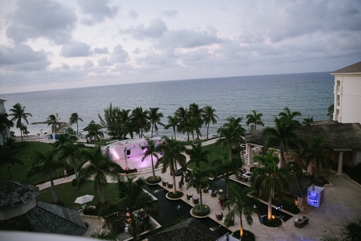 Jamaican Destination Wedding Island Resort sunshine portraits palm trees beach Caribbean scenic view