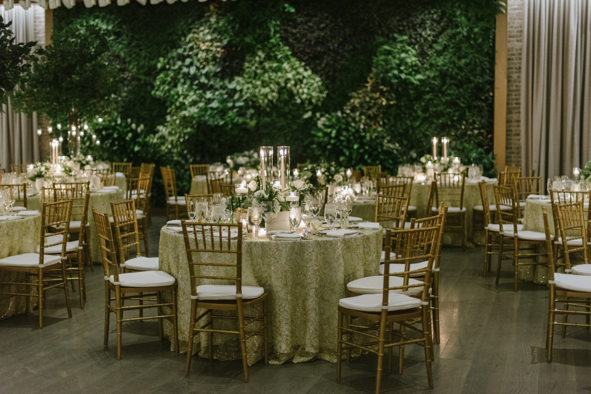 tables reception candles Natirar 90 acres Mansion wedding peapack NJ new jersey lush greenery 