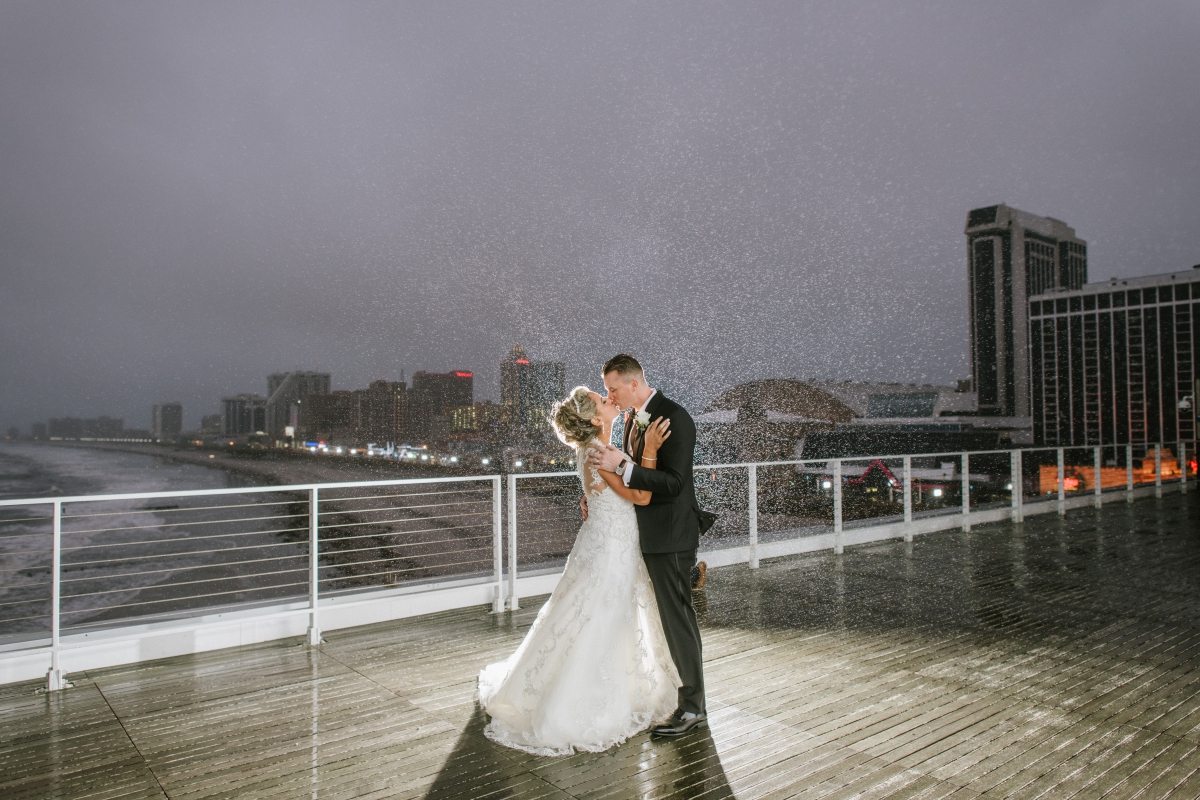 One Atlantic Wedding Misty Day By The Water Off Beet Productions