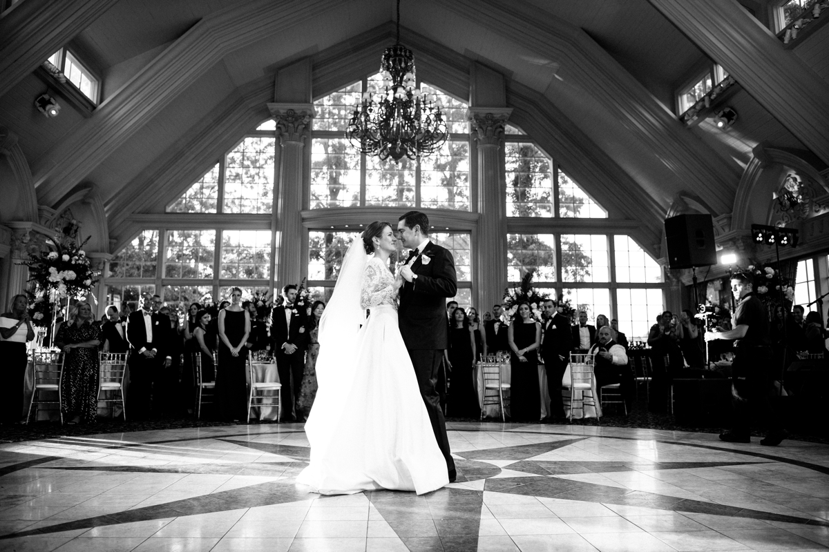 First Dance for Bride and Groom at The Ashford Estate