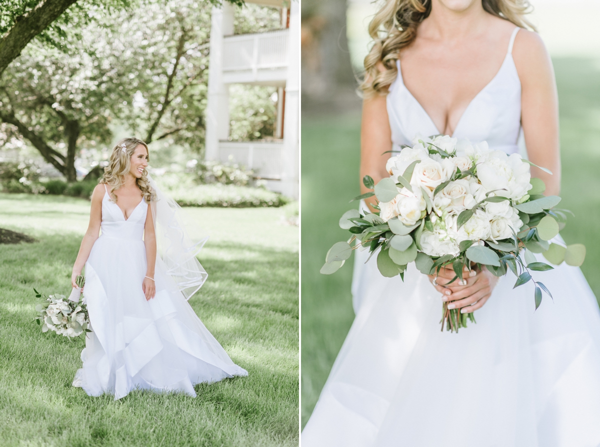 Rustic and elegant wedding at Laurita Winery Bride First Look