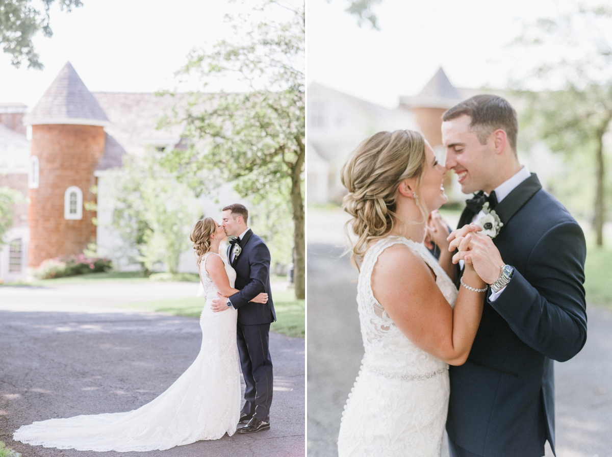A perfect summer wedding at the Ryland Inn bride and groom portrait