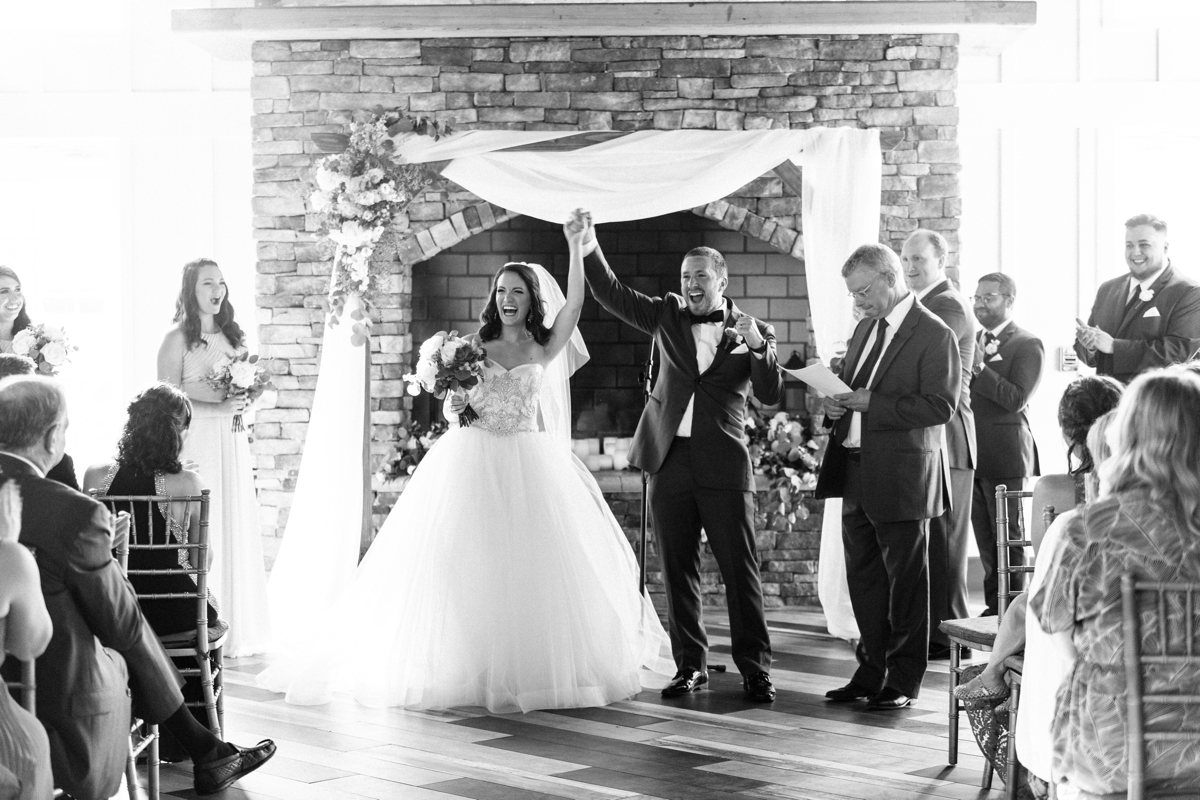 A Fun and Playful wedding at the Ryland Inn Coach House just married