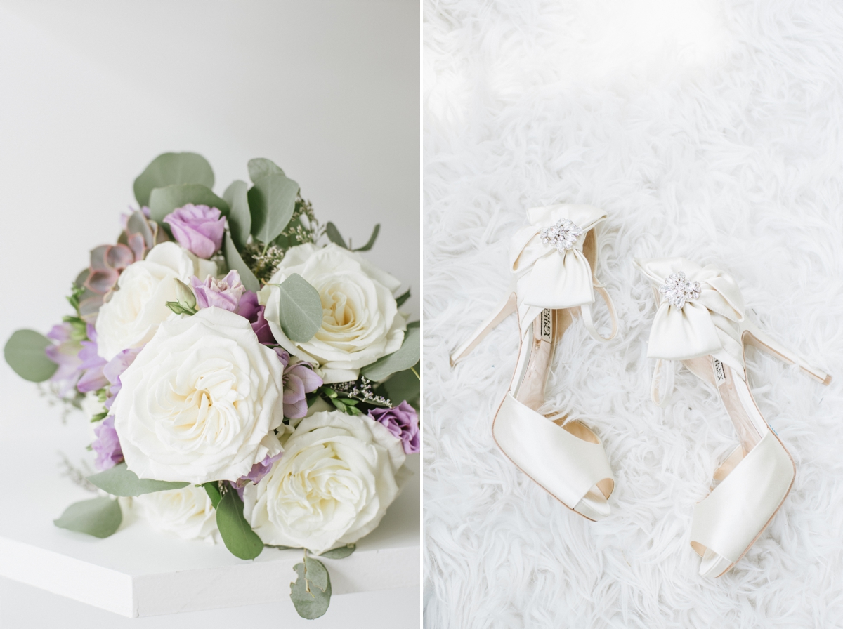 A Fun and Playful wedding at the Ryland Inn Coach House wedding shoes