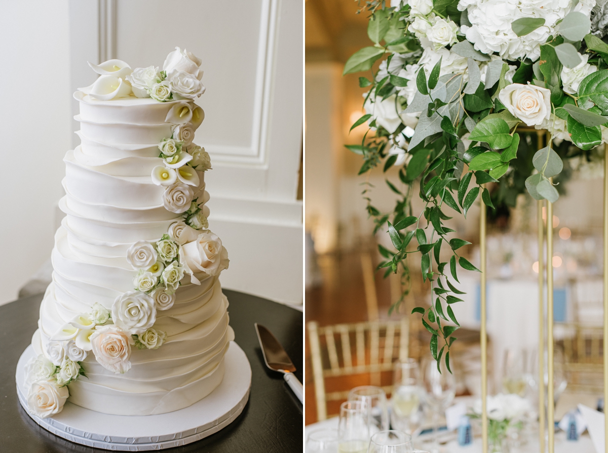 wedding cake - The Ryland Inn - Landmark Hospitality 