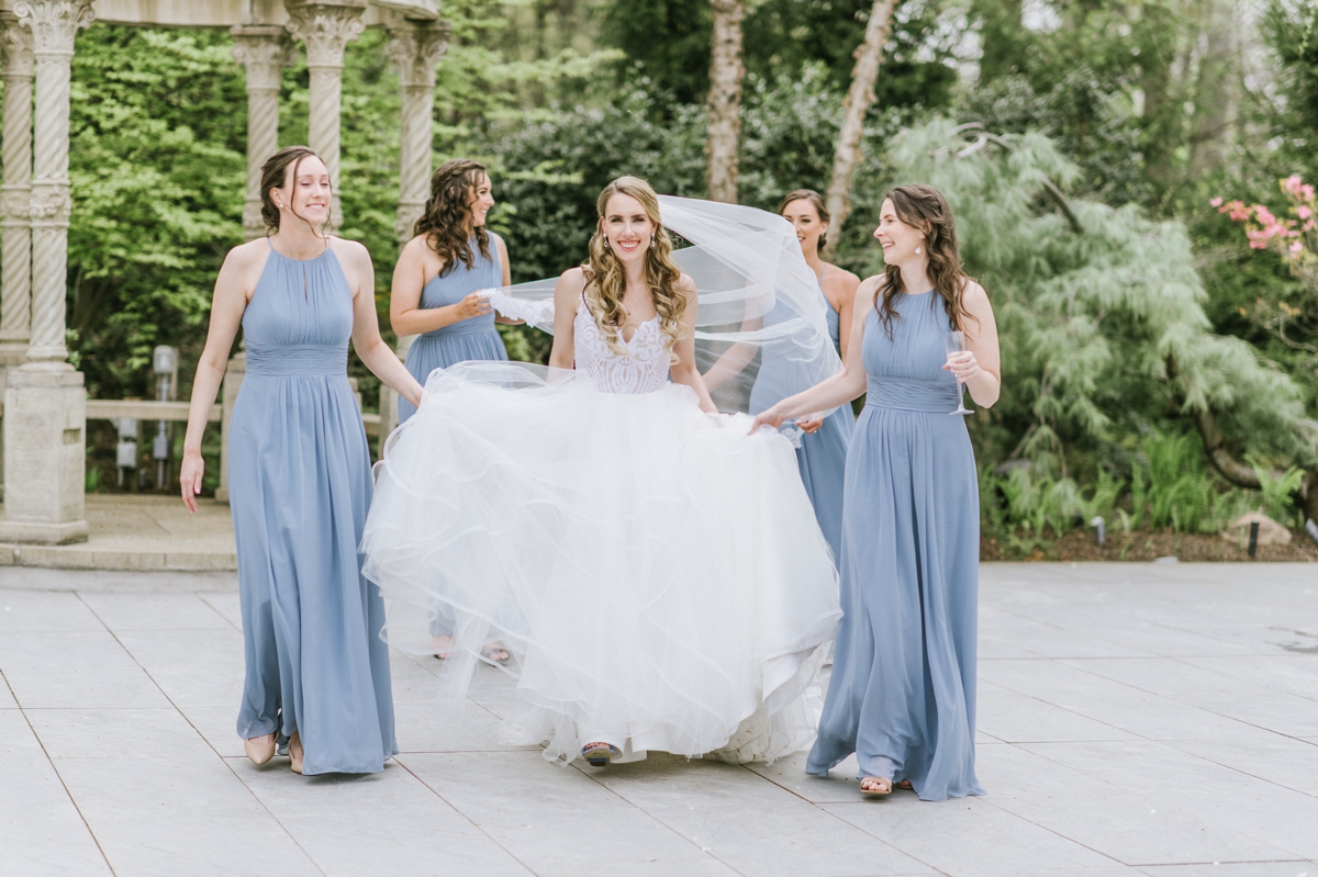 Dusty Blue bridesmaid dresses NJ wedding planning 