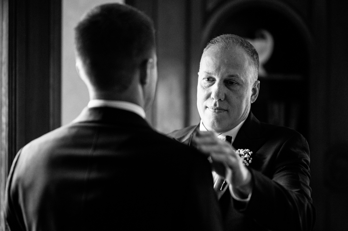 Pleasantdale-Chateau-wedding-photos-Groom-and-Father