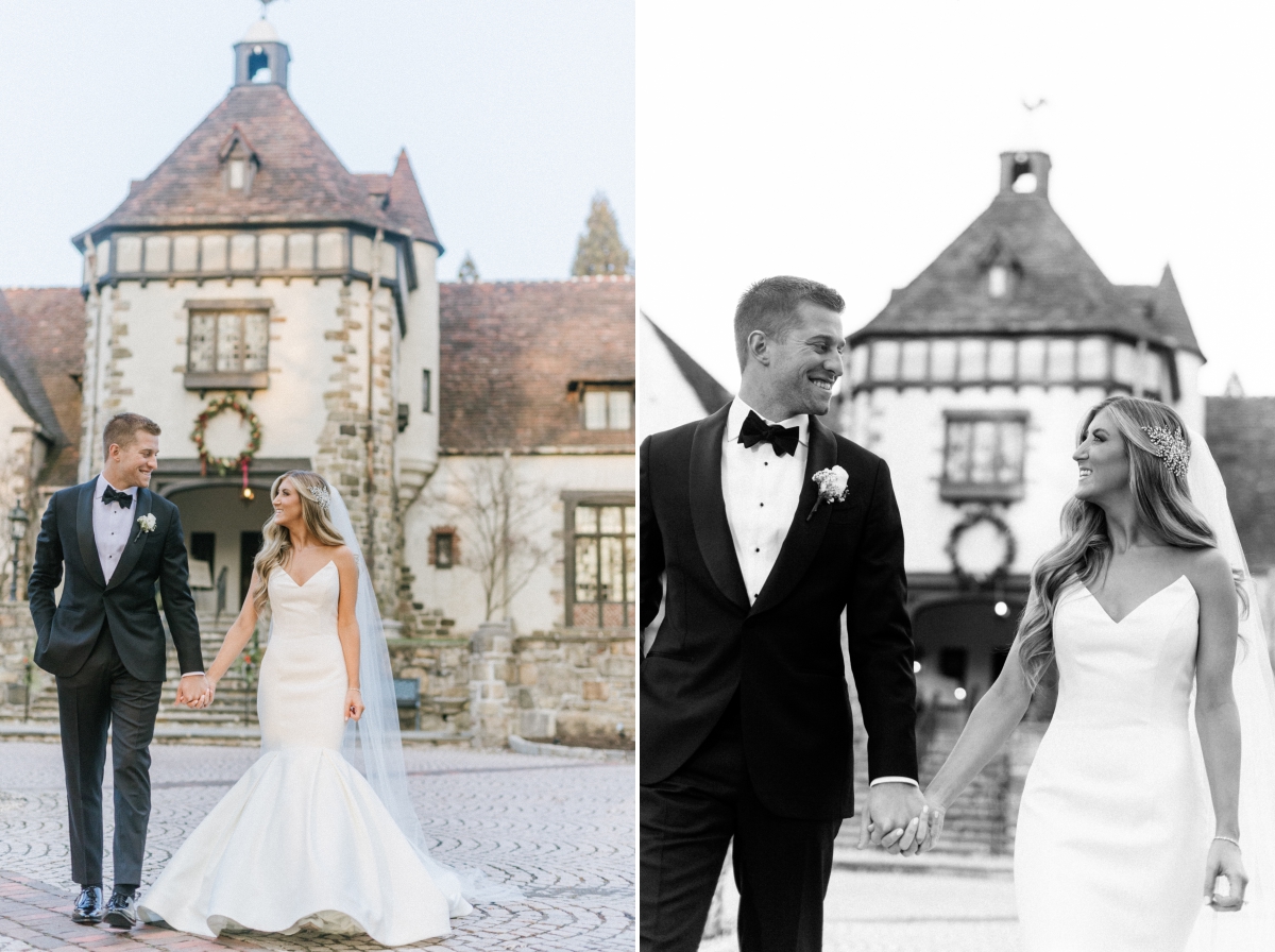 Pleasantdale-Chateau-wedding-photos-bride-and-groom-before-the-ceremony