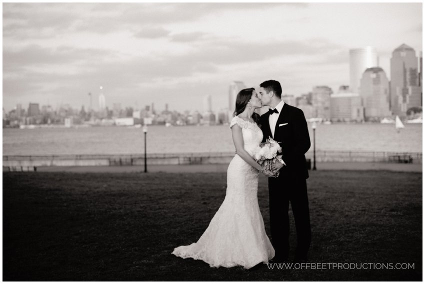 NYC skyline Liberty House Wedding photography