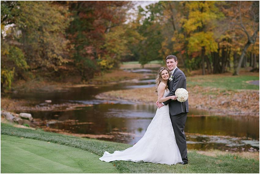 Fall wedding at Fiddlers Elbow in New jersey