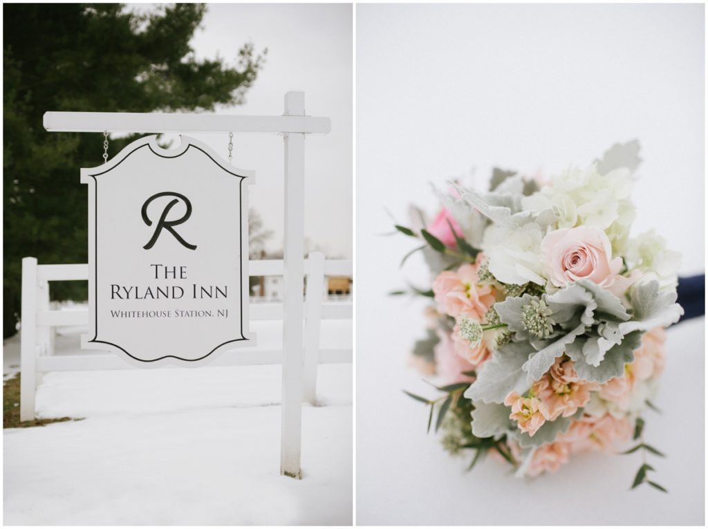 A winter wedding at The Ryland Inn