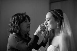 The Garrison NY Wedding Upstate NY NJ Rustic Details bridal prep bride getting ready emotional mother daughter candid