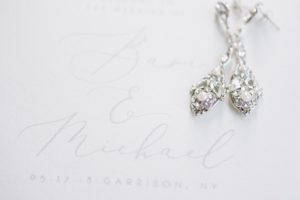 The Garrison NY Wedding Upstate NY NJ Rustic Details earrings jewelry