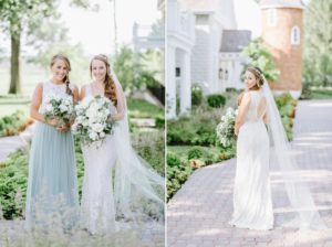 The Ryland Inn Whimsical Wedding July Summer Whitehouse Station NJ details bridal prep hanging chair modern clean white happy candid laughing bridal portrait maid of honor