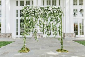 The Ryland Inn Whimsical Wedding July Summer Whitehouse Station NJ details ceremony site flowers florals archway