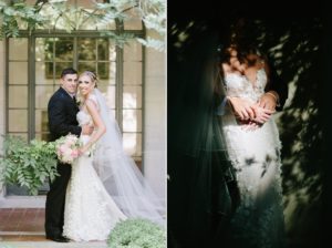 The Grove NJ Elegant Wedding Classic Glam Black White Gold Pink Color Scheme Black Tie New Jersey Love Bride Groom Marble Staircase husband and wife van vleck gardens