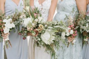 bouquets bridesmaids Azul by Liancarlo Bear Brook Valley Wedding