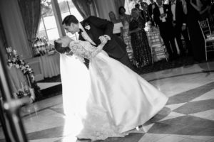 Wedding First Dance Dip at The Ashford Estate