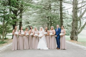 Bridesmaids at the Ashford estate