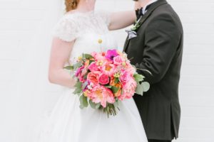 Fun and Playful Asbury Park Wedding at the Berkeley Oceanfront Hotel Colorful Bouquet