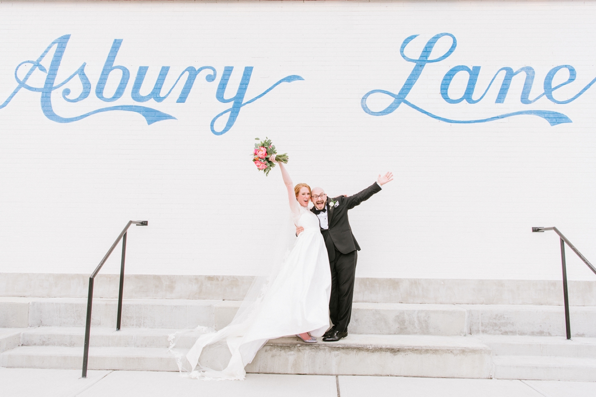 Fun and Playful Asbury Park Wedding at the Berkeley Oceanfront Hotel Happy Bride and Groom