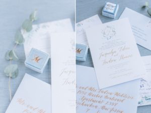 A perfect summer wedding at the Ryland Inn stationery