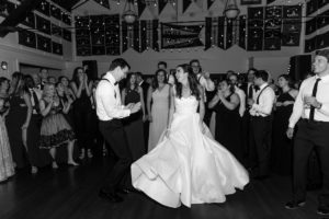 Coastal Bay Head Yacht Club fall wedding reception dancing