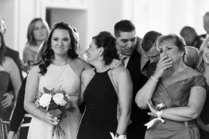 A Fun and Playful wedding at the Ryland Inn Coach House candid reception